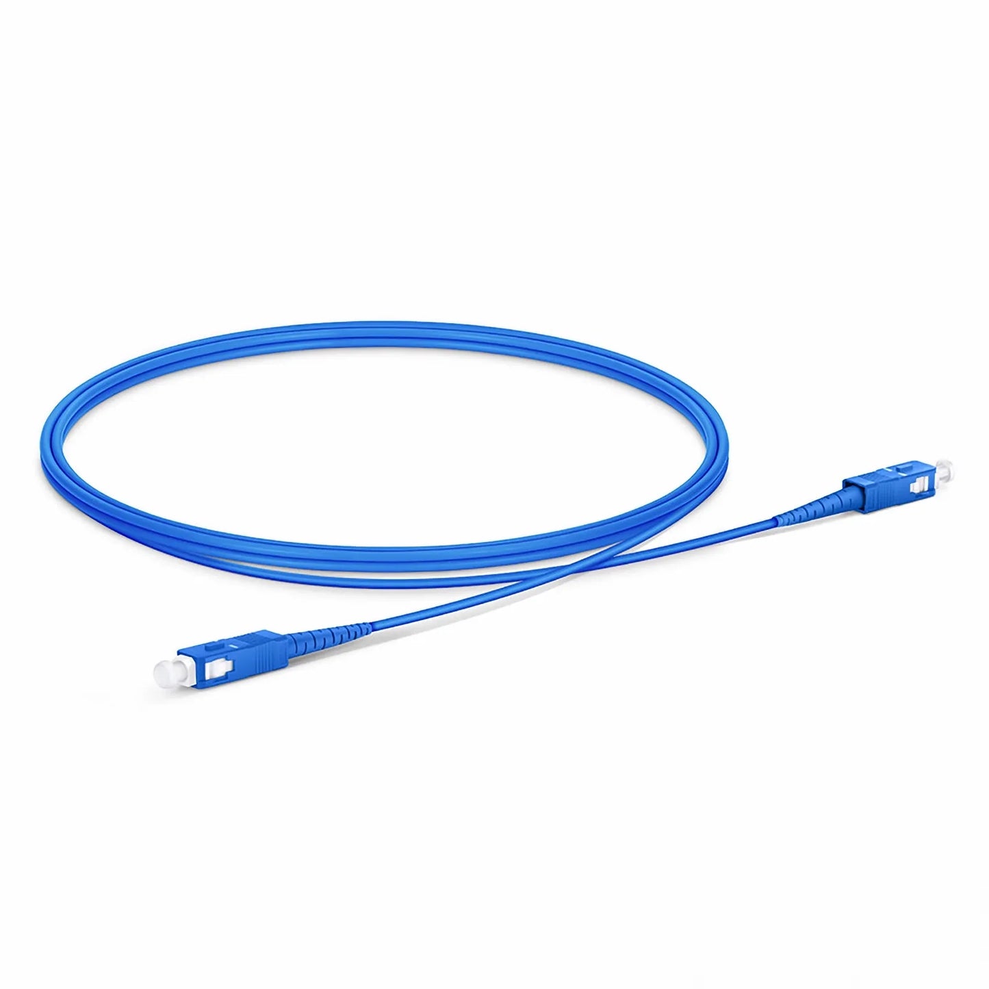 1m (3ft) Armored Fiber Patch Cable, 1 Fiber, SC UPC Simplex to SC UPC Simplex, Single Mode (OS2), Riser (OFCR), 3.0mm, Blue