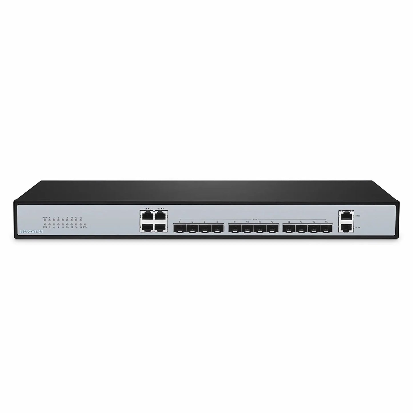 S3950-4T12S-R, 12-Port Ethernet L2+ Managed Switch, 12 x 10Gb SFP+, with 4 x Gigabit RJ45, Support MLAG