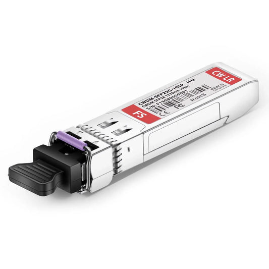 HW CWDM-SFP25G-1270-10 Compatible SFP28 25G CWDM 1270nm 10km DOM Duplex LC/UPC SMF Optical Transceiver Module for Transmission