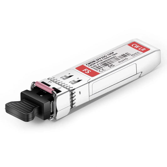 Cisco CWDM-SFP25G-1350-10 Compatible SFP28 25G CWDM 1350nm 10km DOM Duplex LC/UPC SMF Optical Transceiver Module for Transmission