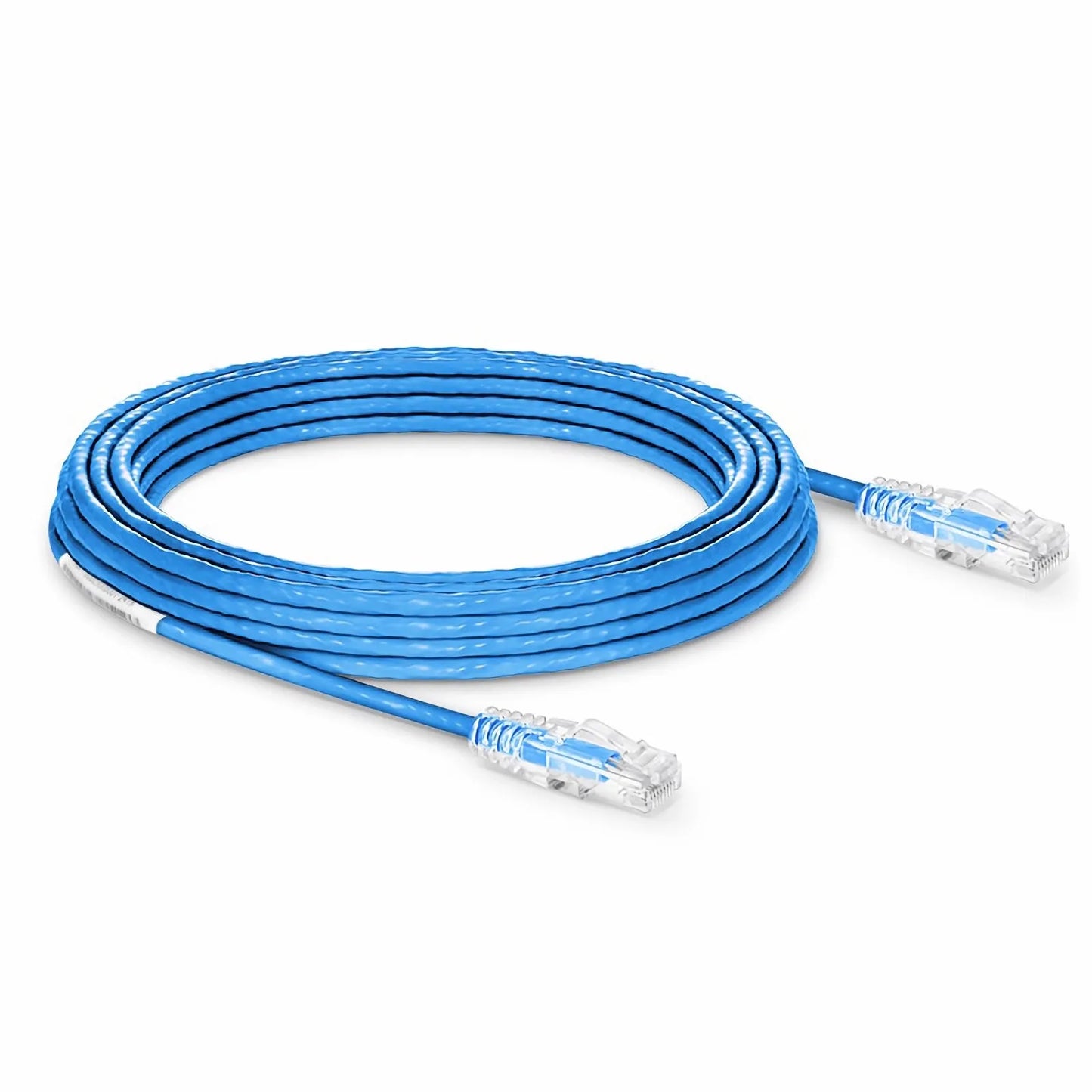 100ft (30.5m) Cat6a 23AWG Snagless Unshielded (U/UTP) PVC CMP Ethernet Network Patch Cable, Blue