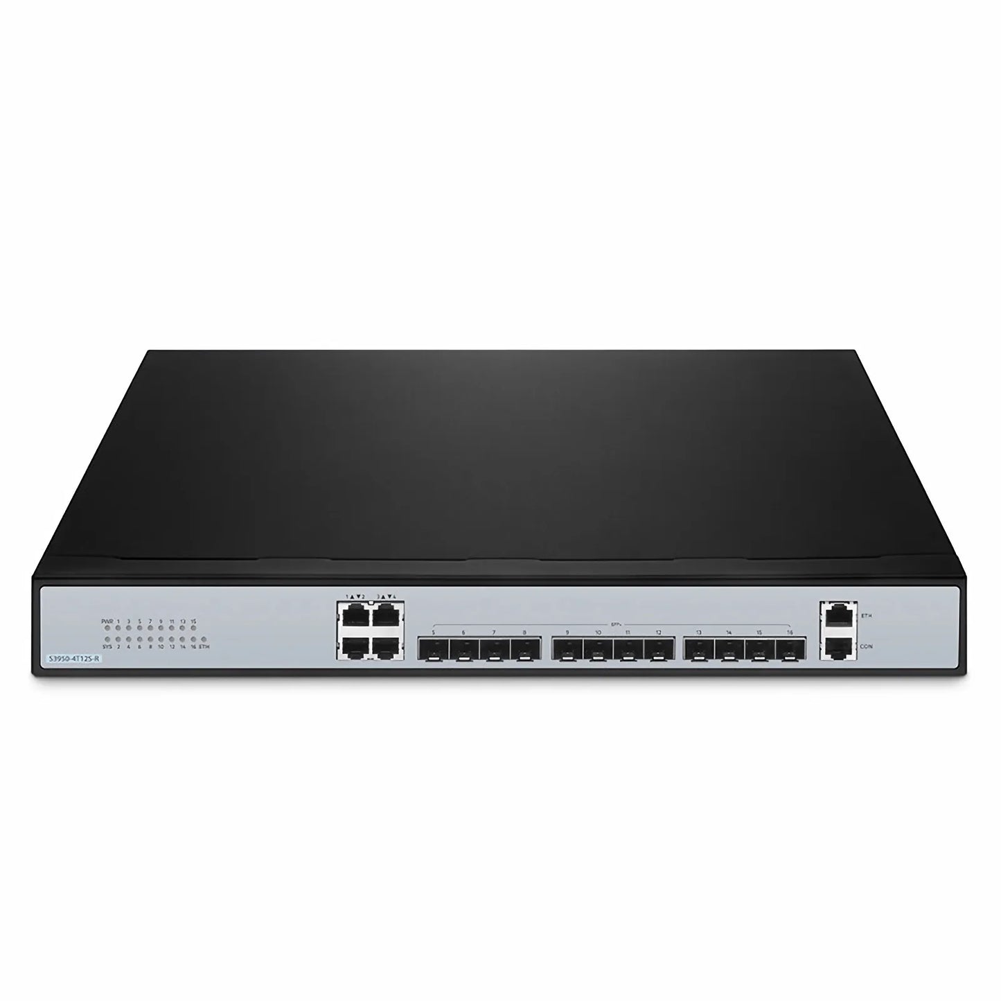 S3950-4T12S-R, 12-Port Ethernet L2+ Managed Switch, 12 x 10Gb SFP+, with 4 x Gigabit RJ45, Support MLAG