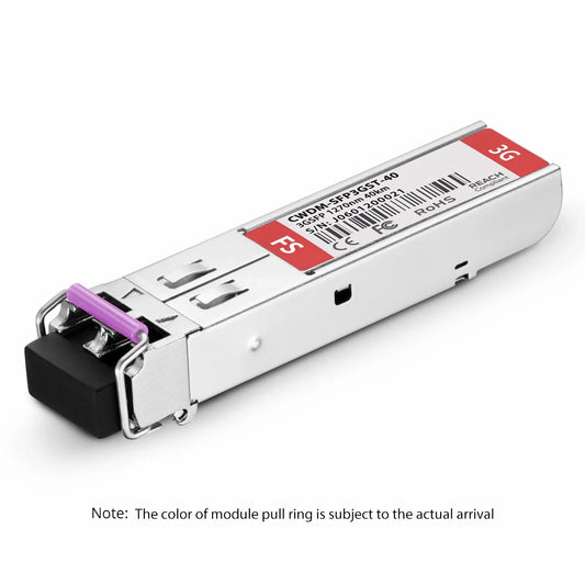 3Gb/s MSA CWDM SFP 40km DOM Duplex LC SMF Single Transmitter Video Pathological Patterns Optical Transceiver Module for SD/HD/3G-SDI