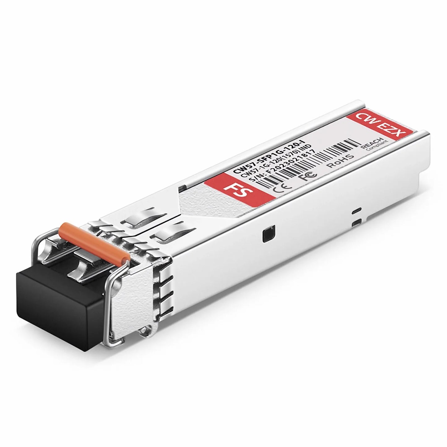 Cisco Compatible SFP 1000BASE-CWDM 1570nm 120km DOM Duplex LC/UPC SMF Optical Transceiver Module for Transmission (Industrial)