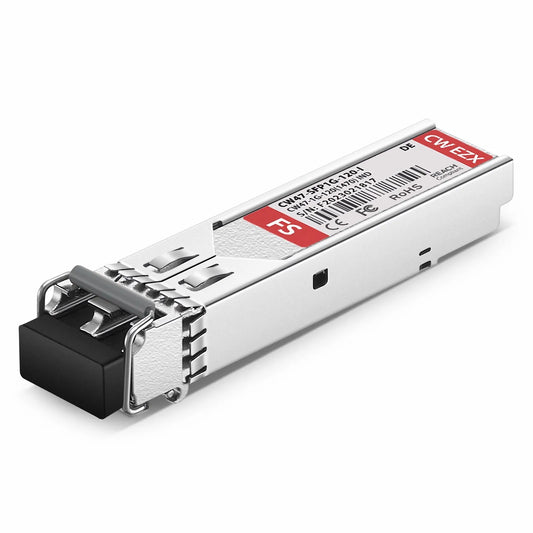 Dell Compatible SFP 1000BASE-CWDM 1470nm 120km DOM Duplex LC/UPC SMF Optical Transceiver Module for Transmission (Industrial)