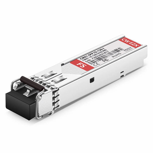 Cisco Compatible SFP 1000BASE-CWDM 1610nm 120km DOM Duplex LC/UPC SMF Optical Transceiver Module for Transmission (Industrial)
