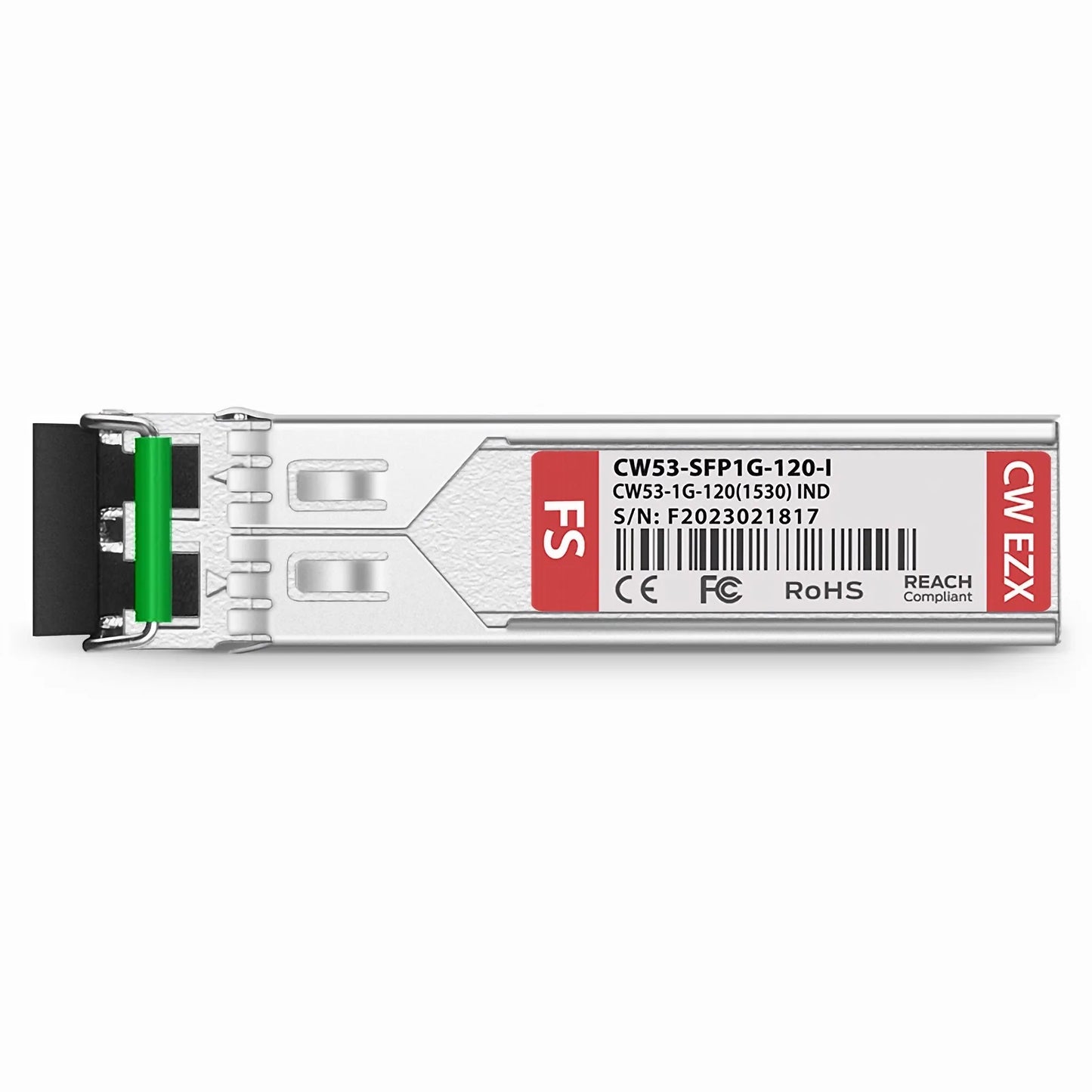 Cisco Compatible SFP 1000BASE-CWDM 1530nm 120km DOM Duplex LC/UPC SMF Optical Transceiver Module for Transmission (Industrial)