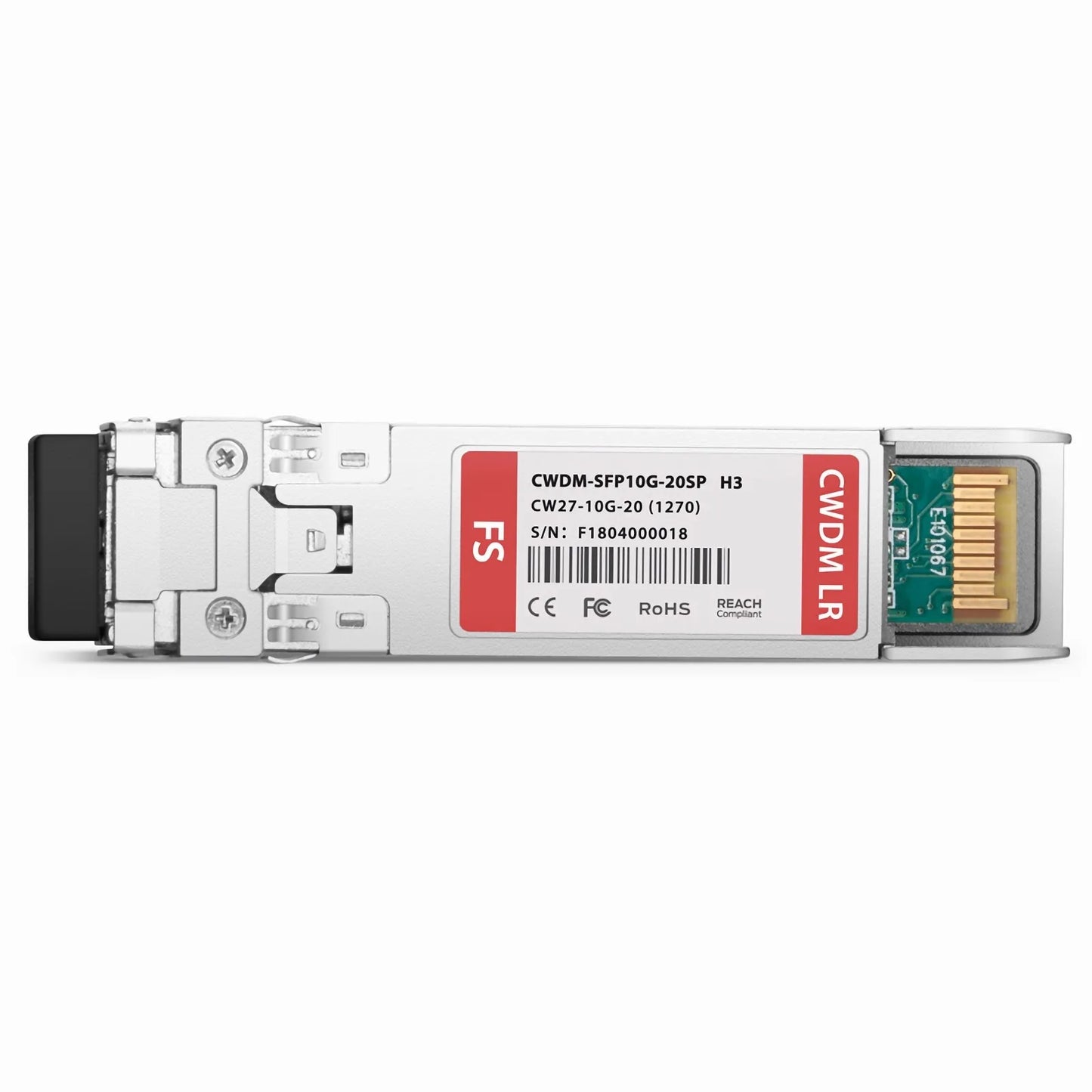 H3C CWDM-SFP10G-1270-20 Compatible SFP+ 10G CWDM 1270nm 20km DOM Duplex LC/UPC SMF Optical Transceiver Module for Transmission