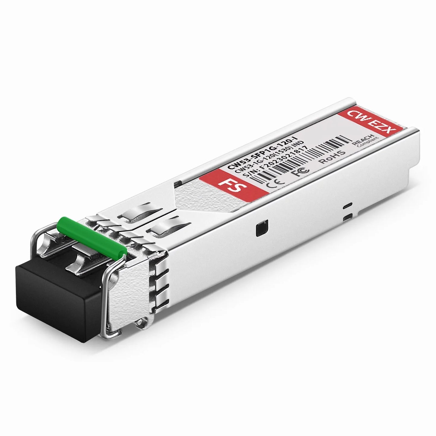 Cisco Compatible SFP 1000BASE-CWDM 1530nm 120km DOM Duplex LC/UPC SMF Optical Transceiver Module for Transmission (Industrial)