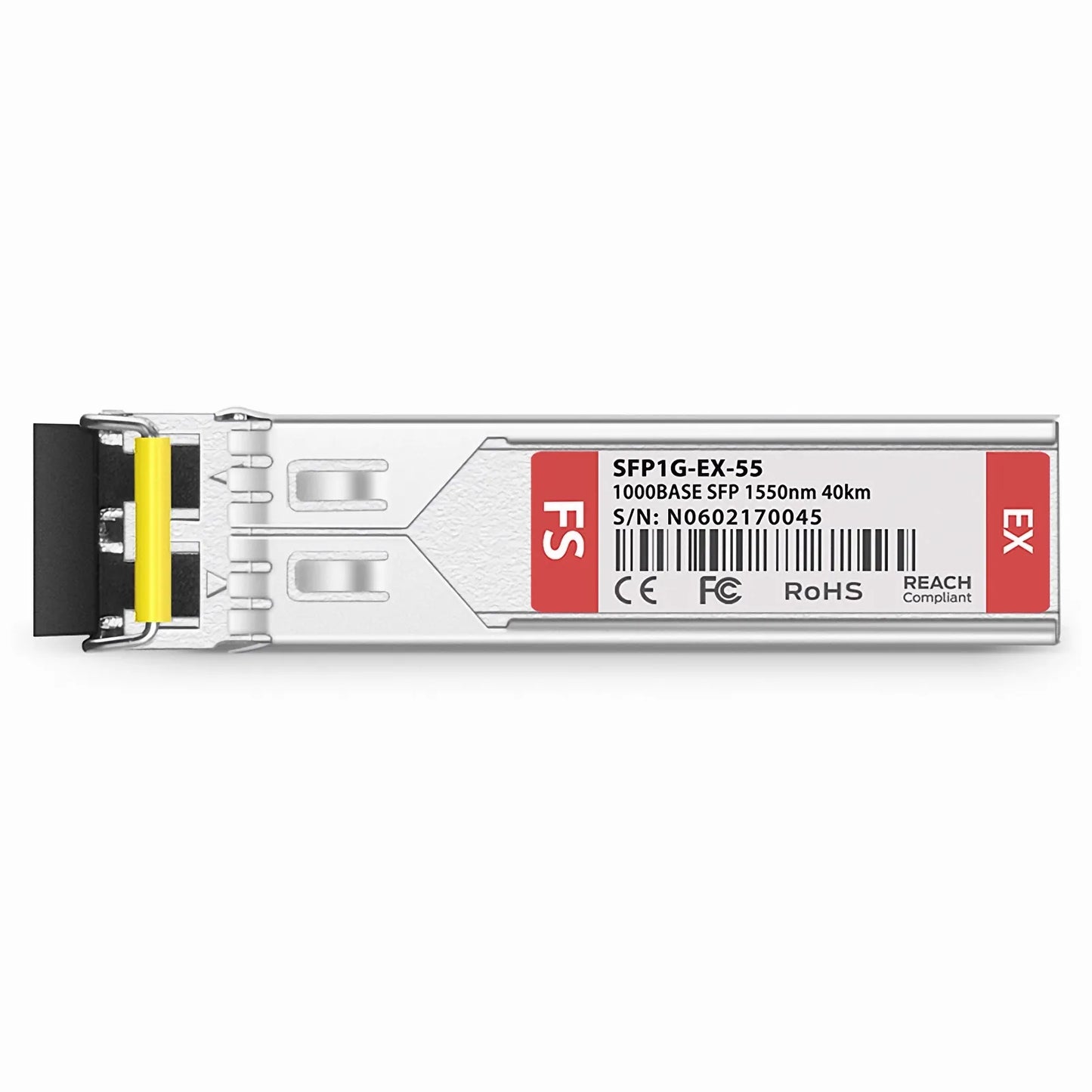 Cisco GLC-EX-SM1550-40 Compatible 1000BASE-EX SFP 1550nm 40km DOM Duplex LC/UPC SMF Optical Transceiver Module