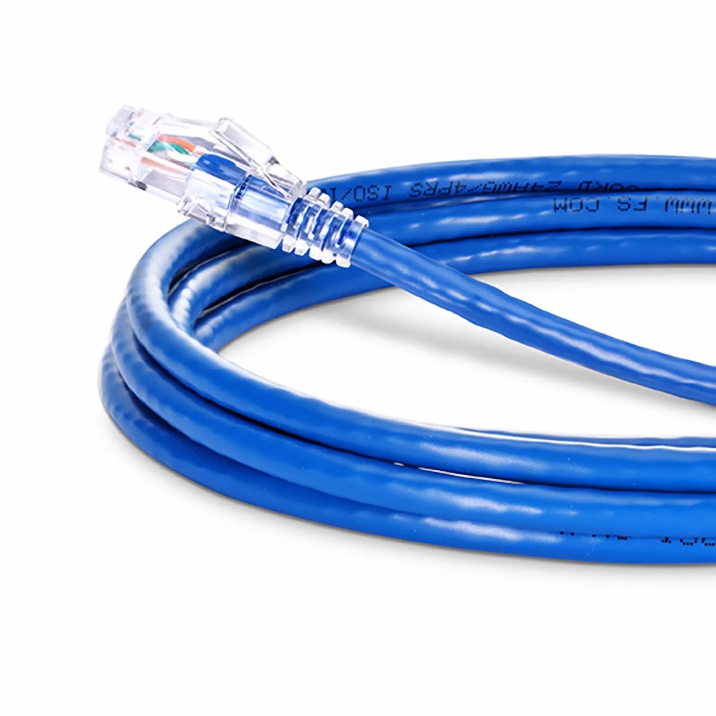 50ft (15.2m) Cat6 24AWG Snagless Unshielded (U/UTP) PVC CM Ethernet Network Patch Cable, Blue