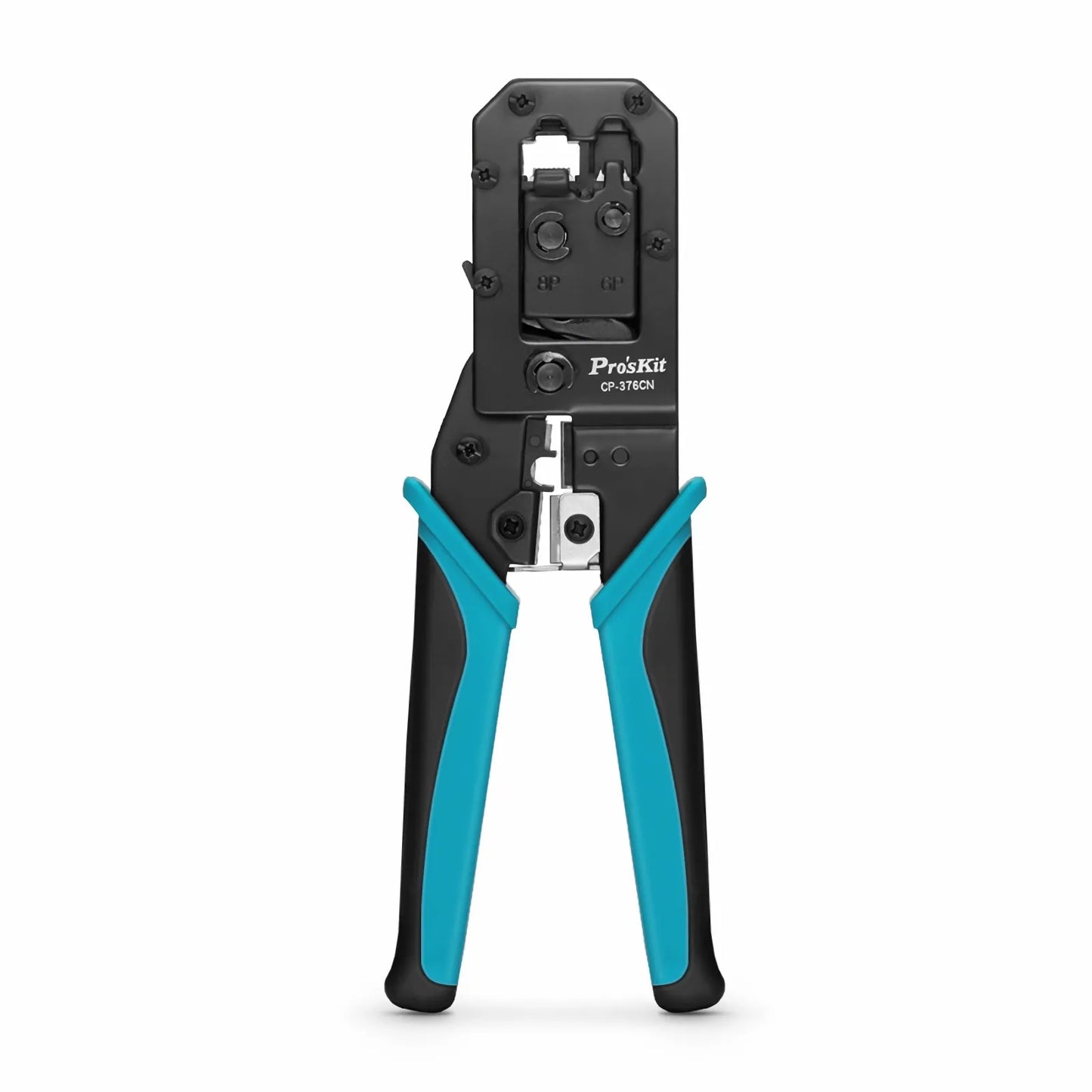 Pro'sKit® All-in-one Modular Tool, Wire Stripper Cutter Crimper for 6P/8P Modular Plugs with Safety Baffle