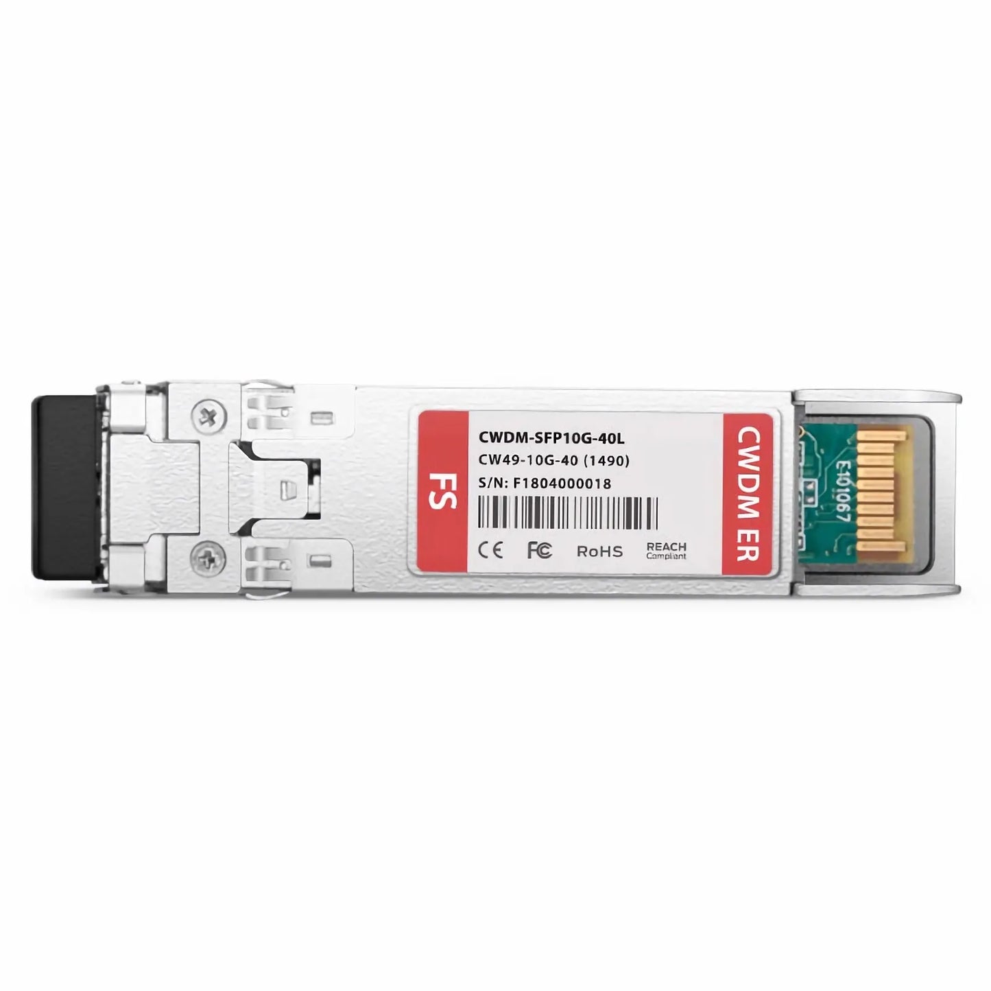 Cisco CWDM-SFP10G-1490 Compatible SFP+ 10G CWDM 1490nm 40km DOM Duplex LC/UPC SMF Optical Transceiver Module for Transmission