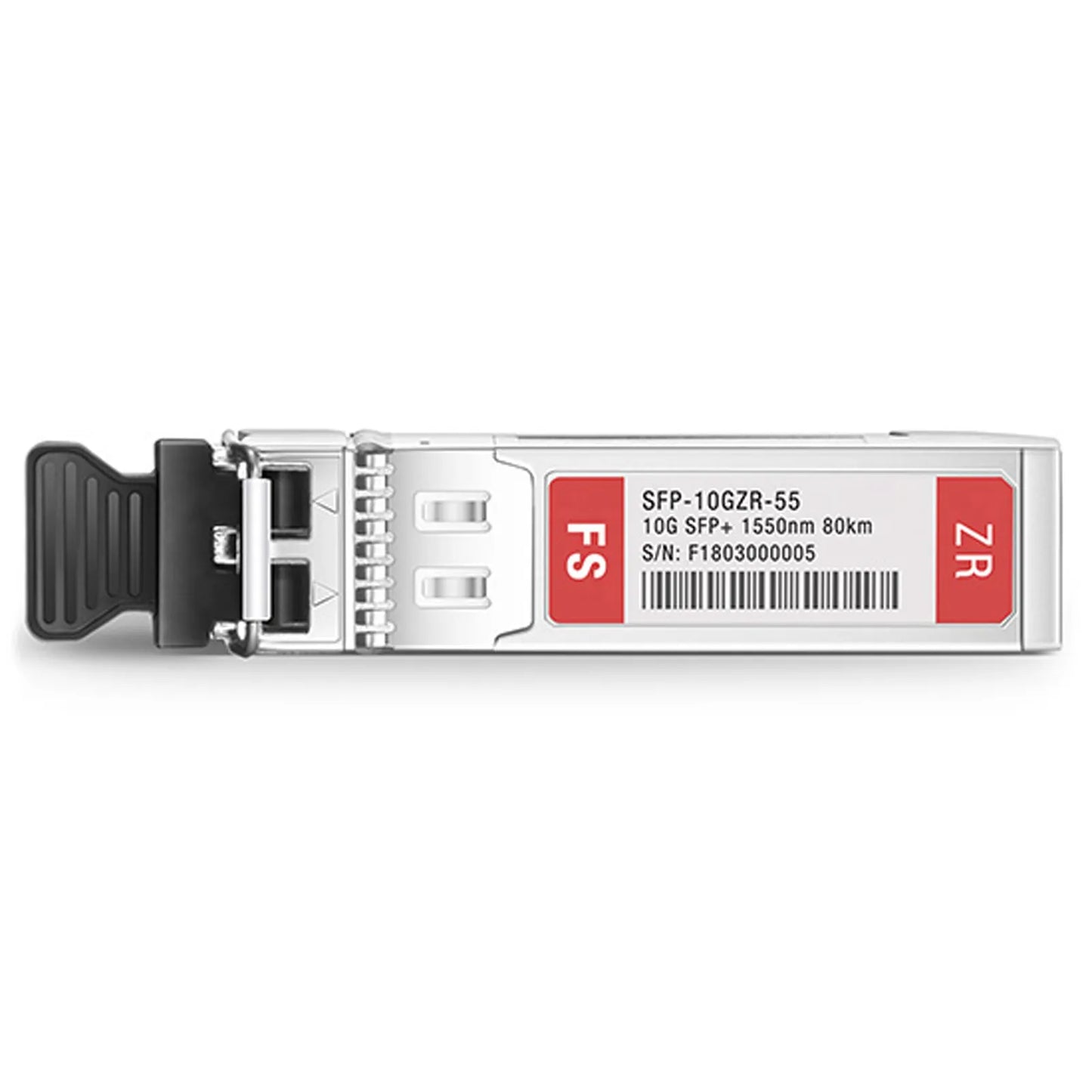 Cisco SFP-10G-ZR Compatible 10GBASE-ZR/ZW and OTU2e SFP+ 1550nm 80km DOM Duplex LC/UPC SMF Optical Transceiver Module