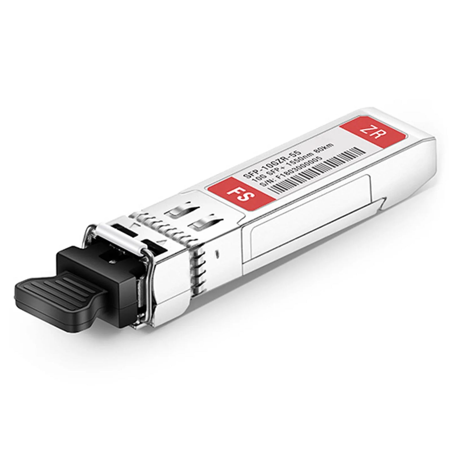 Cisco SFP-10G-ZR Compatible 10GBASE-ZR/ZW and OTU2e SFP+ 1550nm 80km DOM Duplex LC/UPC SMF Optical Transceiver Module