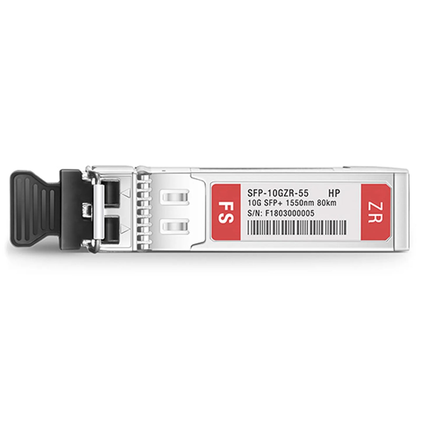 SFP-10G-ZR HPE Compatible 10GBASE-ZR SFP+ 1550nm 80km DOM Duplex LC/UPC SMF Optical Transceiver Module for HPE Aruba Switch Series