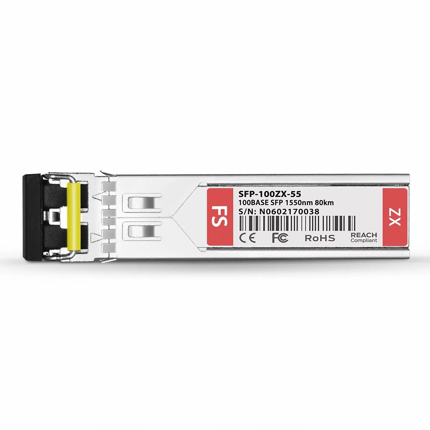 Cisco GLC-FE-100ZX Compatible 100BASE-ZX SFP 1550nm 80km DOM Duplex LC SMF Optical Transceiver Module