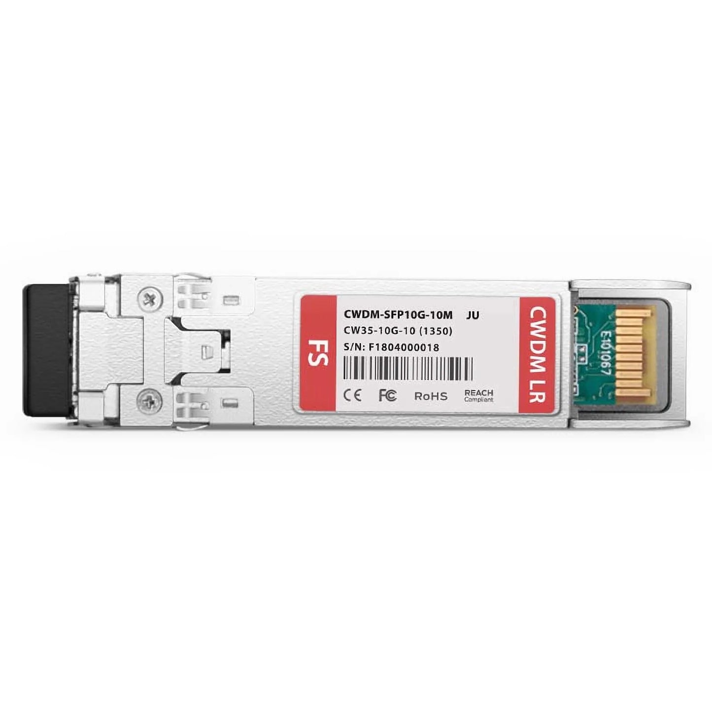 Juniper Networks EX-SFP-10GE-CWE35-10 Compatible SFP+ 10G CWDM 1350nm 10km DOM Duplex LC/UPC SMF Optical Transceiver Module for Transmission