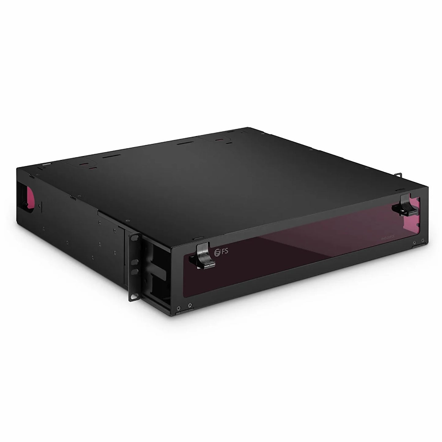 FHD™ High Density 2U Rack Mount Enclosure Unloaded, Sliding Drawer, Holds up to 8 x FHD™ Cassettes, Panels or Splice Trays, 288 Fibers (LC)