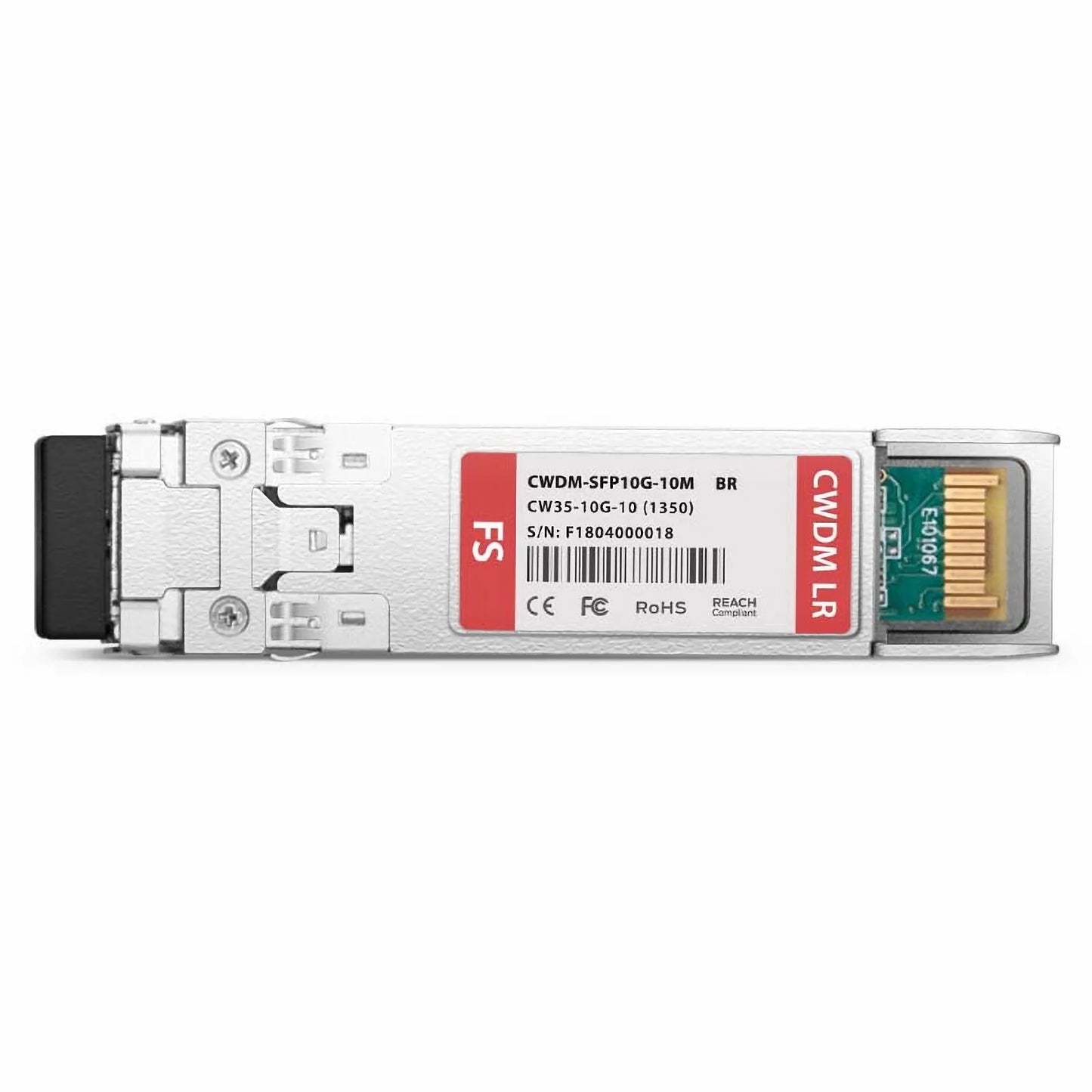 Brocade XBR-SFP10G1350-10 Compatible SFP+ 10G CWDM 1350nm 10km DOM Duplex LC/UPC SMF Optical Transceiver Module for Transmission