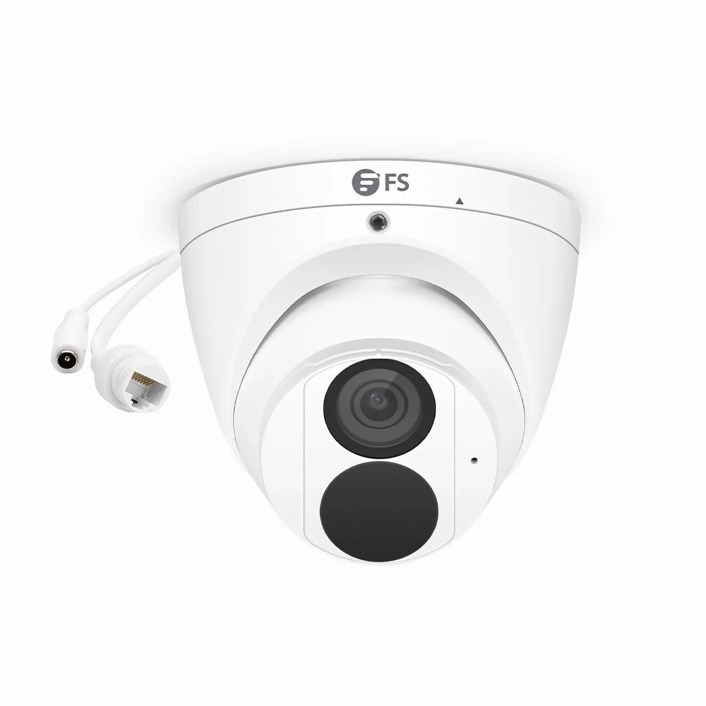 IPC301-5M-T, Super HD 5MP IR Turret Network Camera with Built-in Mic, 98ft Night Vision, Smart Behavior Detection, IP67 Weatherproof PoE Network Camera with Fixed 2.8mm Lens