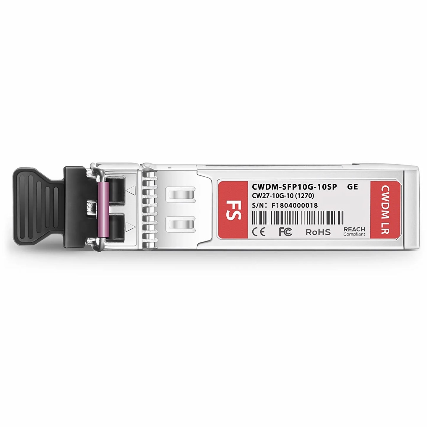 Generic Compatible SFP+ 10G CWDM 1270nm 10km DOM Duplex LC/UPC SMF Optical Transceiver Module for Transmission