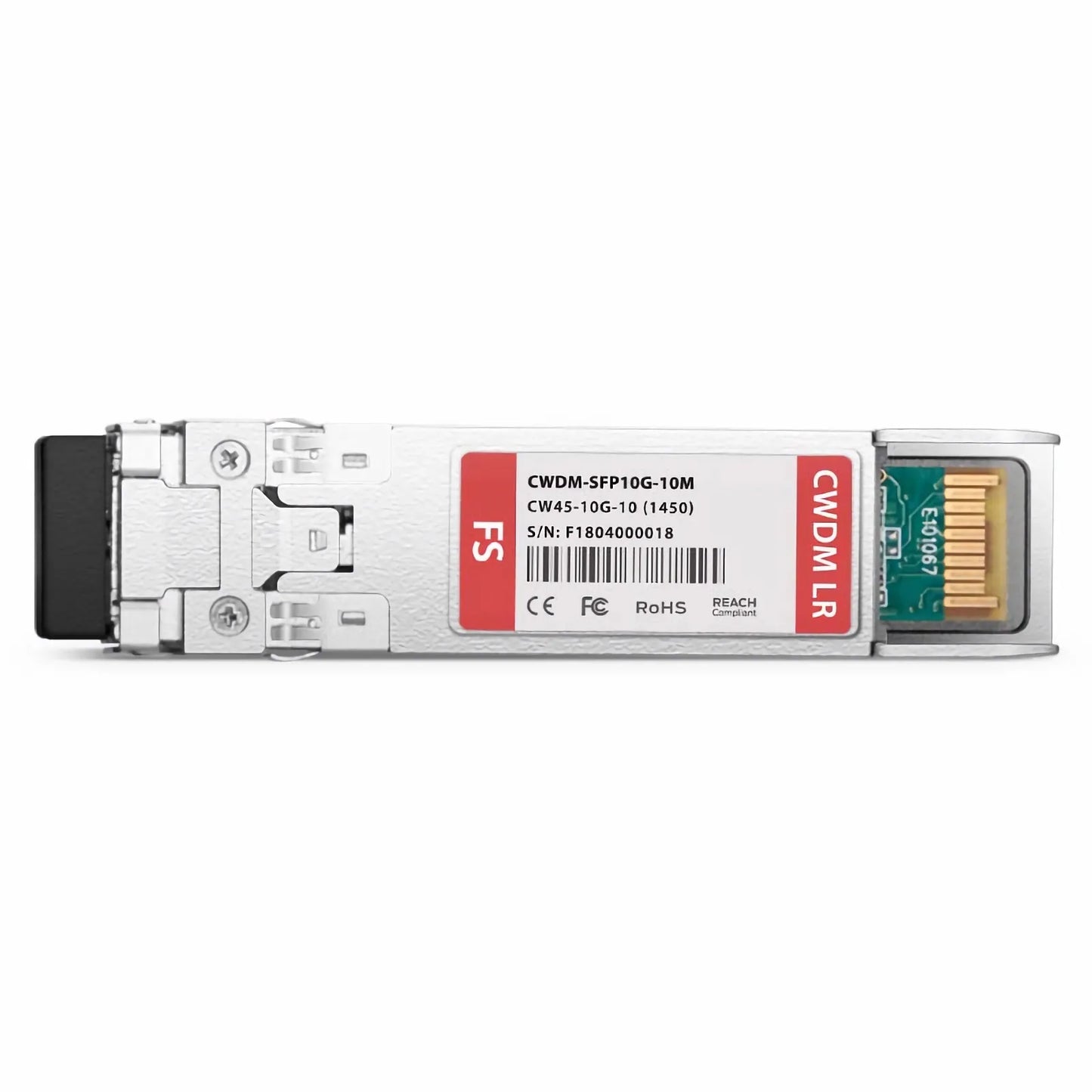 Cisco CWDM-SFP10G-1450-10 Compatible SFP+ 10G CWDM 1450nm 10km DOM Duplex LC/UPC SMF Optical Transceiver Module for Transmission