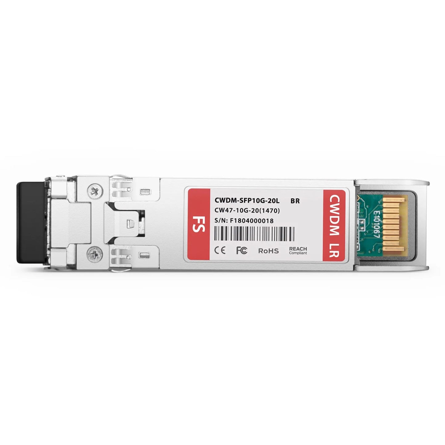 Brocade XBR-SFP10G1470-20 Compatible SFP+ 10G CWDM 1470nm 20km DOM Duplex LC/UPC SMF Optical Transceiver Module for Transmission
