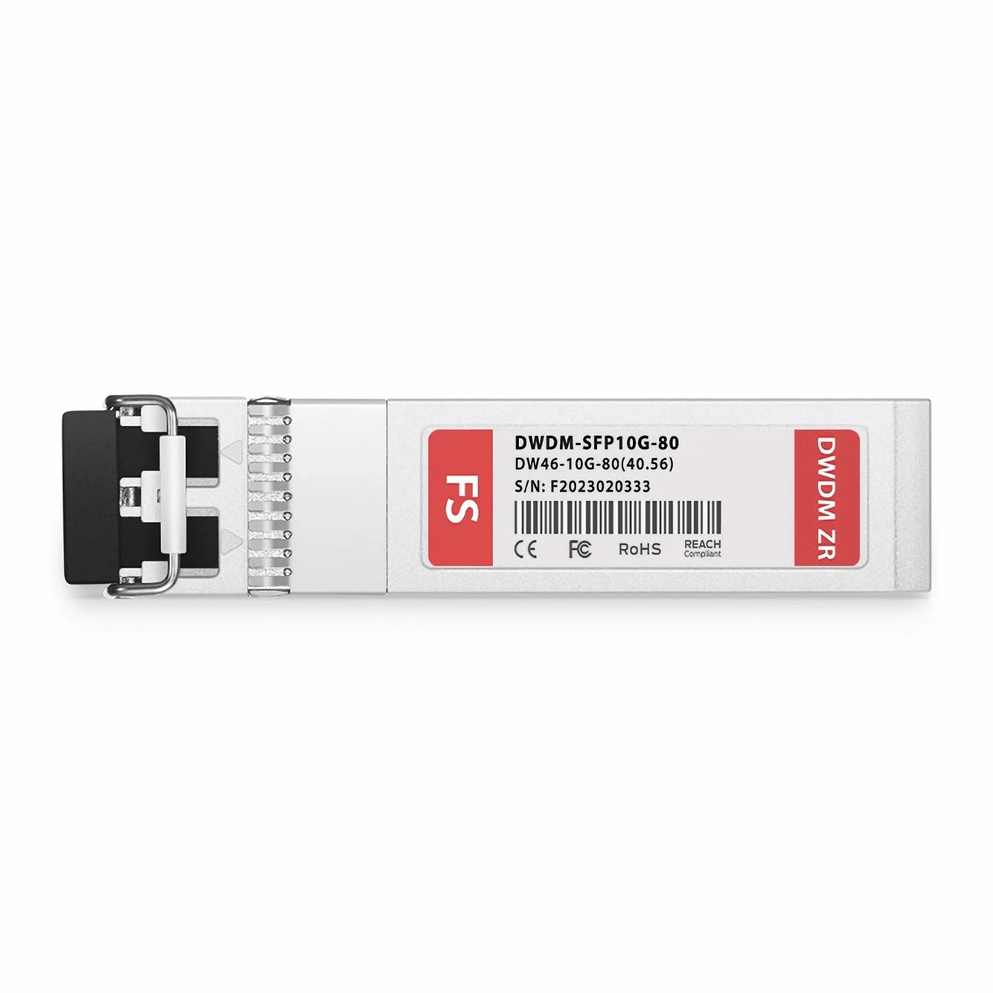 Cisco C46 DWDM-SFP10G-40.56 Compatible SFP+ 10G DWDM 1540.56nm 100GHz 80km DOM Duplex LC/UPC SMF Optical Transceiver Module for Transmission