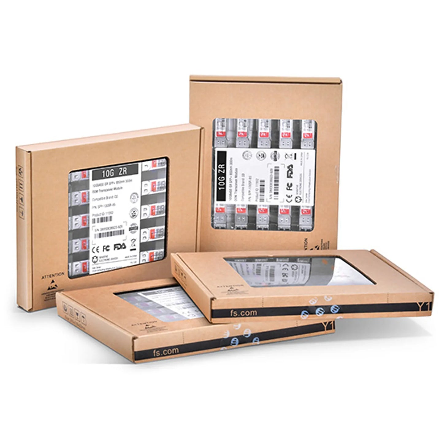 Generic Compatible 10GBASE-ZR SFP+ 1550nm 80km DOM Duplex LC/UPC SMF Optical Transceiver Module