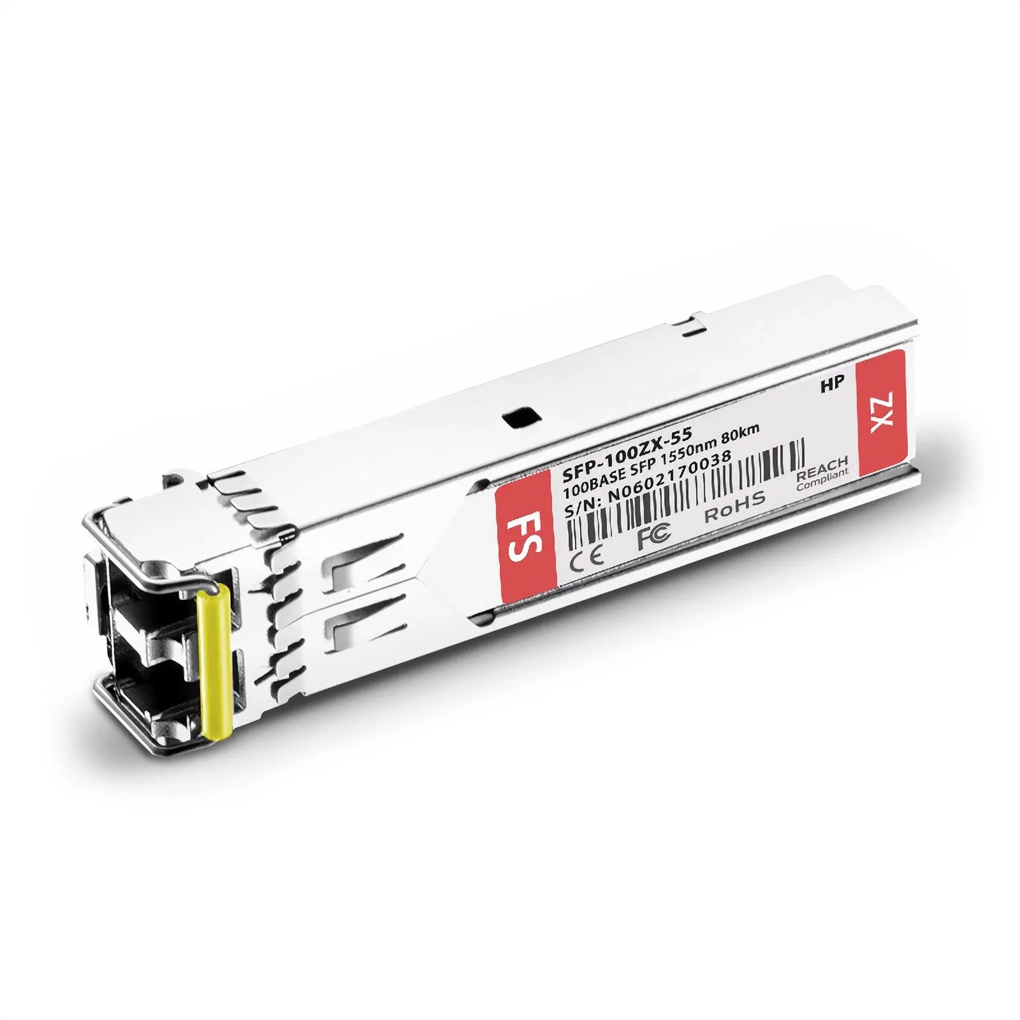 HPE H3C JD091A Compatible 100BASE-ZX SFP 1550nm 80km DOM Duplex LC SMF Optical Transceiver Module