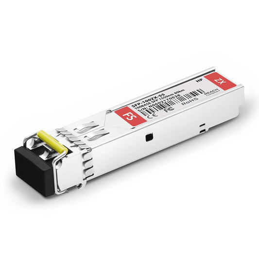 HPE H3C JD091A Compatible 100BASE-ZX SFP 1550nm 80km DOM Duplex LC SMF Optical Transceiver Module
