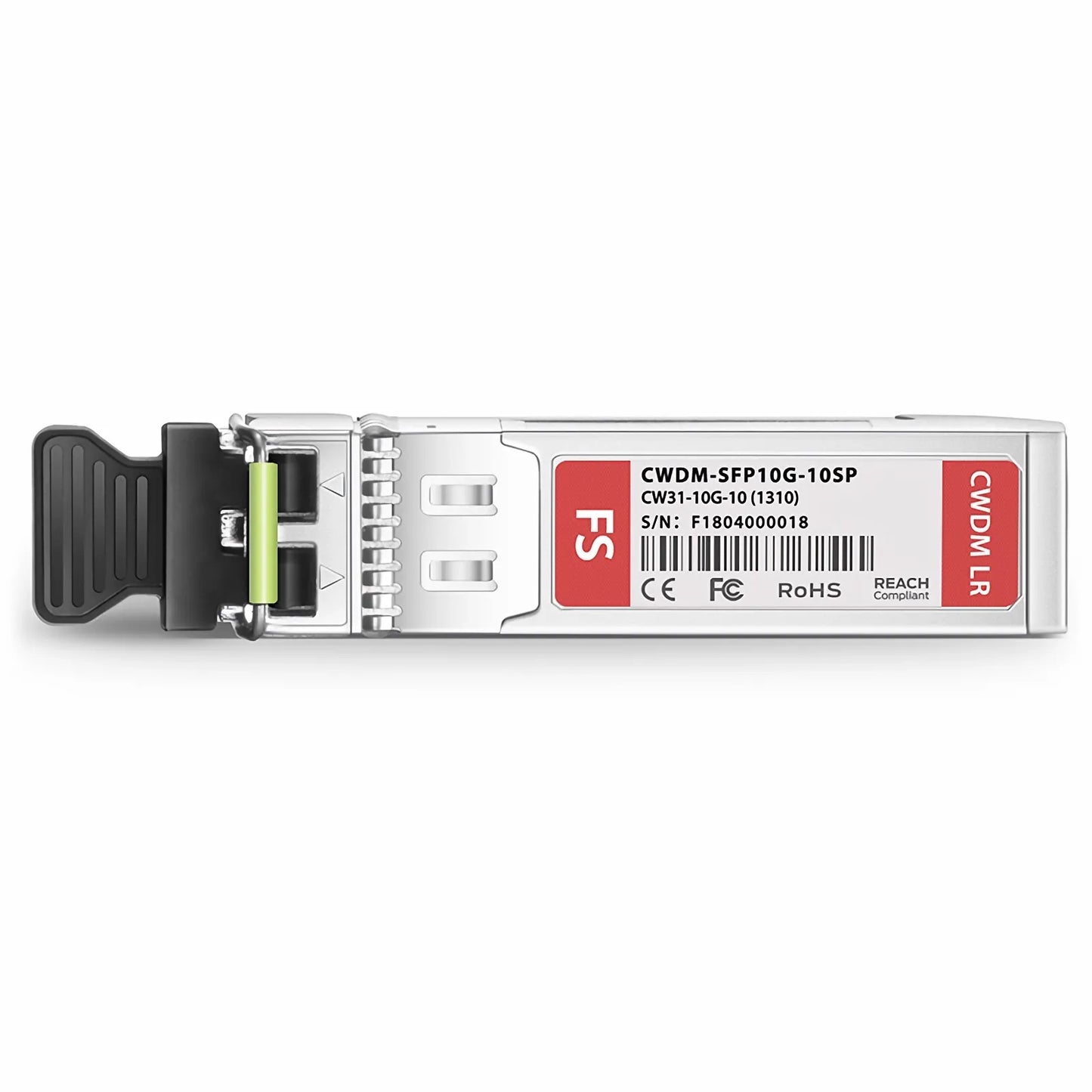 Cisco CWDM-SFP10G-1310-10 Compatible SFP+ 10G CWDM 1310nm 10km DOM Duplex LC/UPC SMF Optical Transceiver Module for Transmission