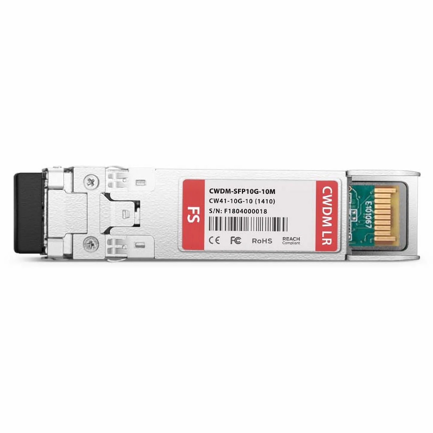 Cisco CWDM-SFP10G-1410-10 Compatible SFP+ 10G CWDM 1410nm 10km DOM Duplex LC/UPC SMF Optical Transceiver Module for Transmission