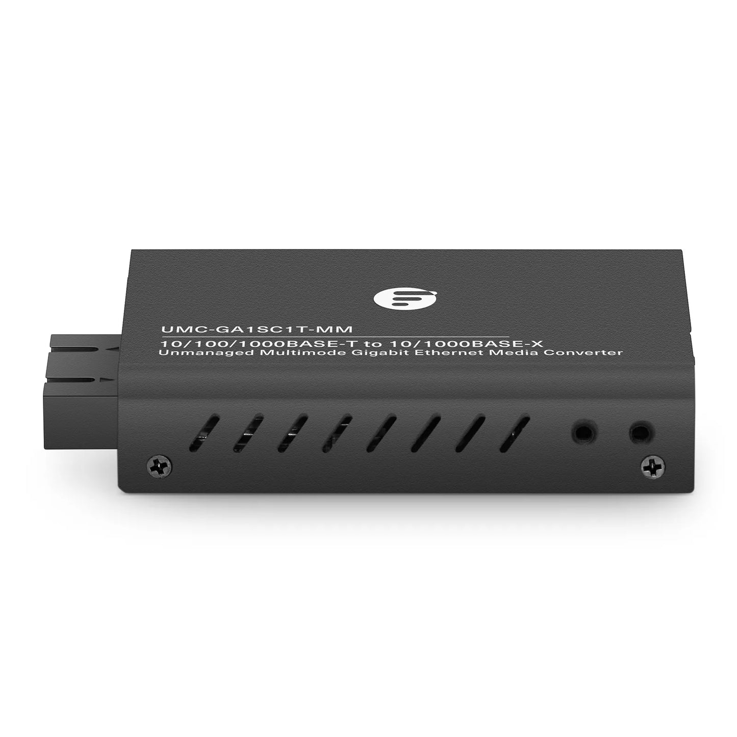 Mini Unmanaged 1x 10/100/1000Base-T RJ45 to 1x 100/1000Base-X Multimode SC 850nm 220/550m Gigabit Ethernet Media Converter, European Plug Standard