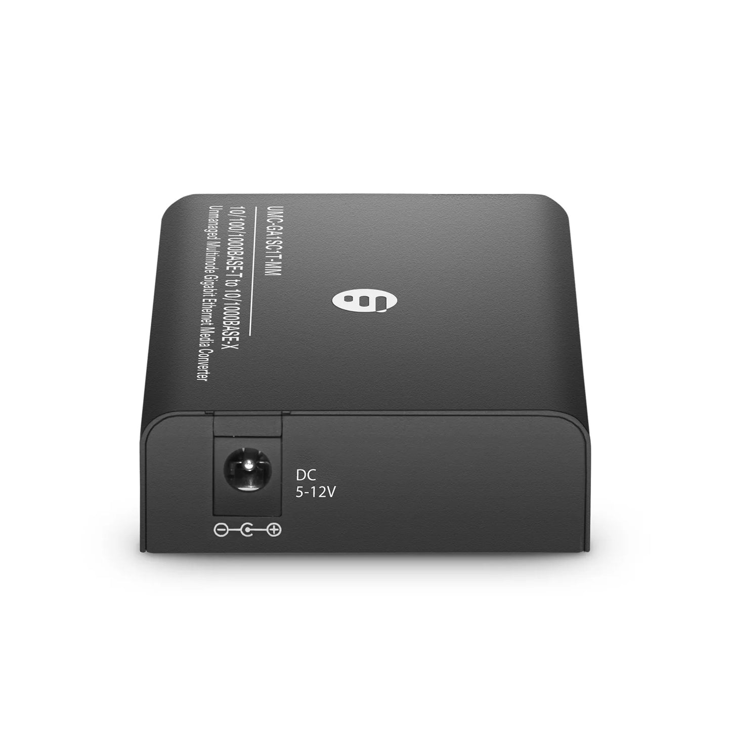 Mini Unmanaged 1x 10/100/1000Base-T RJ45 to 1x 100/1000Base-X Multimode SC 850nm 220/550m Gigabit Ethernet Media Converter, European Plug Standard