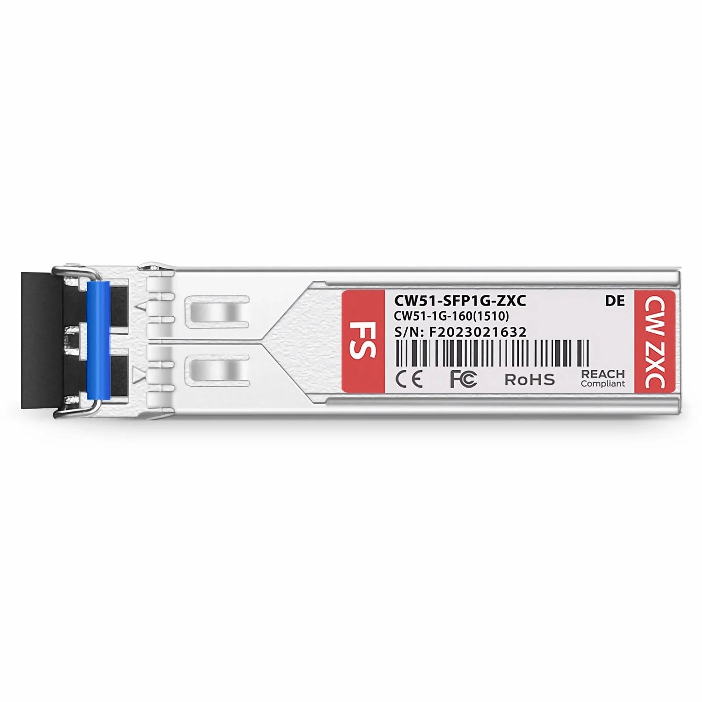 Dell Compatible SFP 1000BASE-CWDM 1510nm 160km DOM Duplex LC/UPC SMF Optical Transceiver Module for Transmission