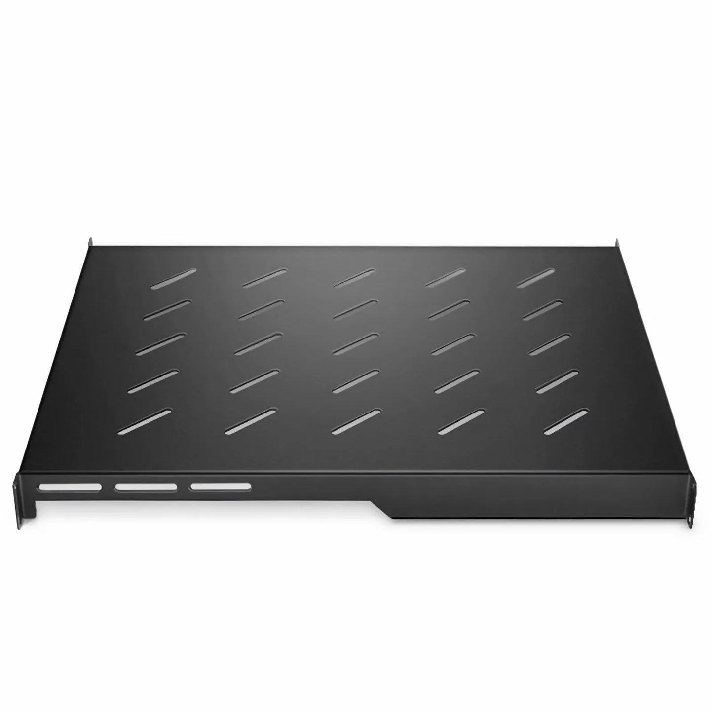 1U 19'' Vented Cantilever Fixed Shelf, SPCC, 13"(350mm) Deep, 132lbs (60kg) Capacity