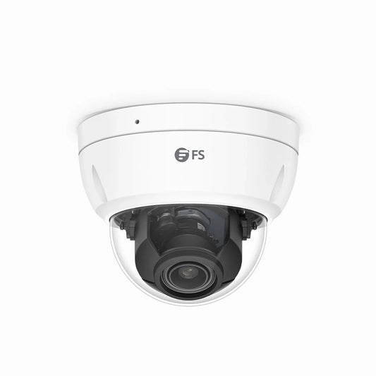 IPC104-5M-D, Super HD 5MP Dome Network Camera with Built-in Mic, 98ft Night Vision, IP67 & IK10 Vandal Resistant, Smart Intrusion Prevention, PoE Network Camera with Varifocal 2.8-12mm Lens