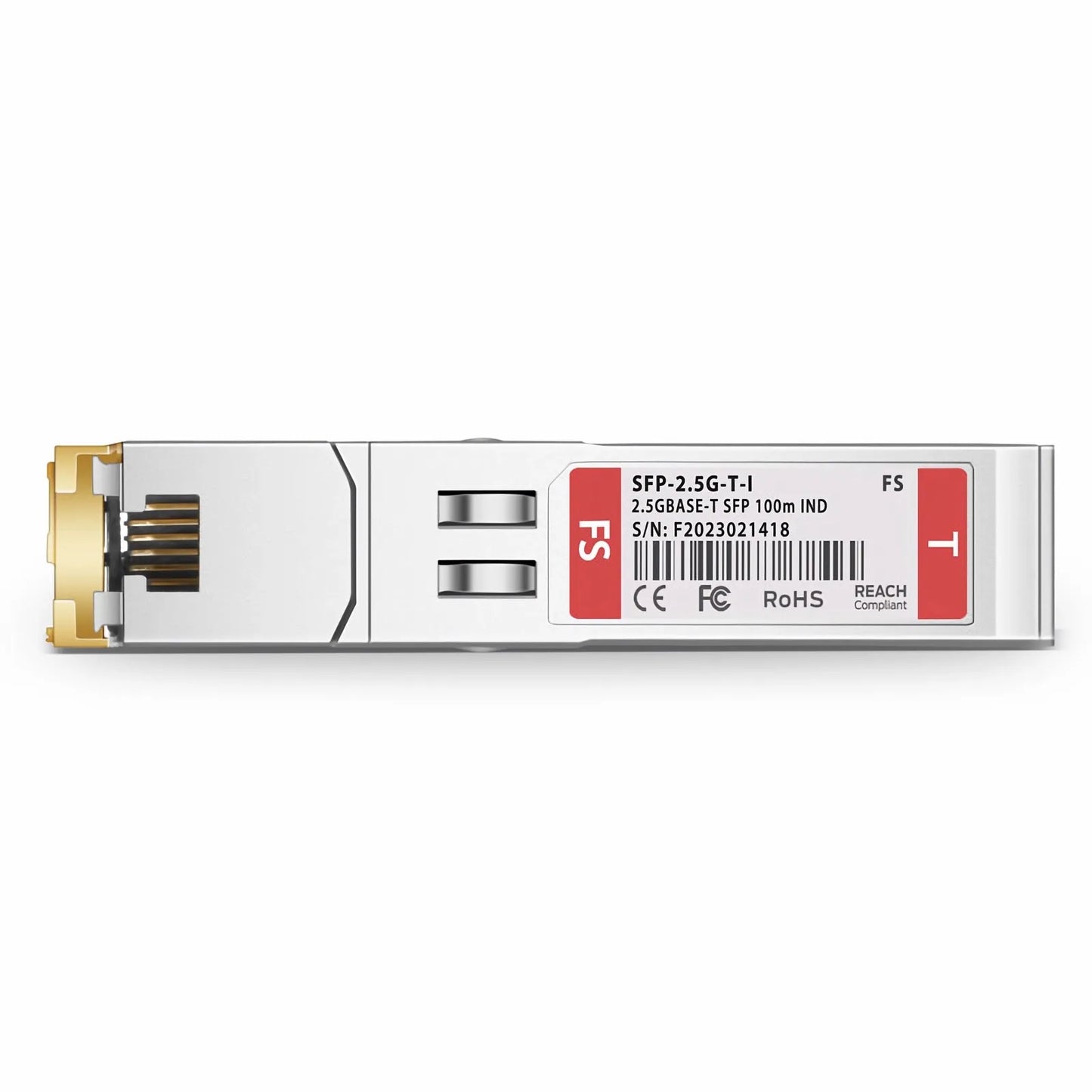 2.5GBASE-T SFP Copper 100m RJ-45 Industrial Transceiver Module for FS Switches (LOS)