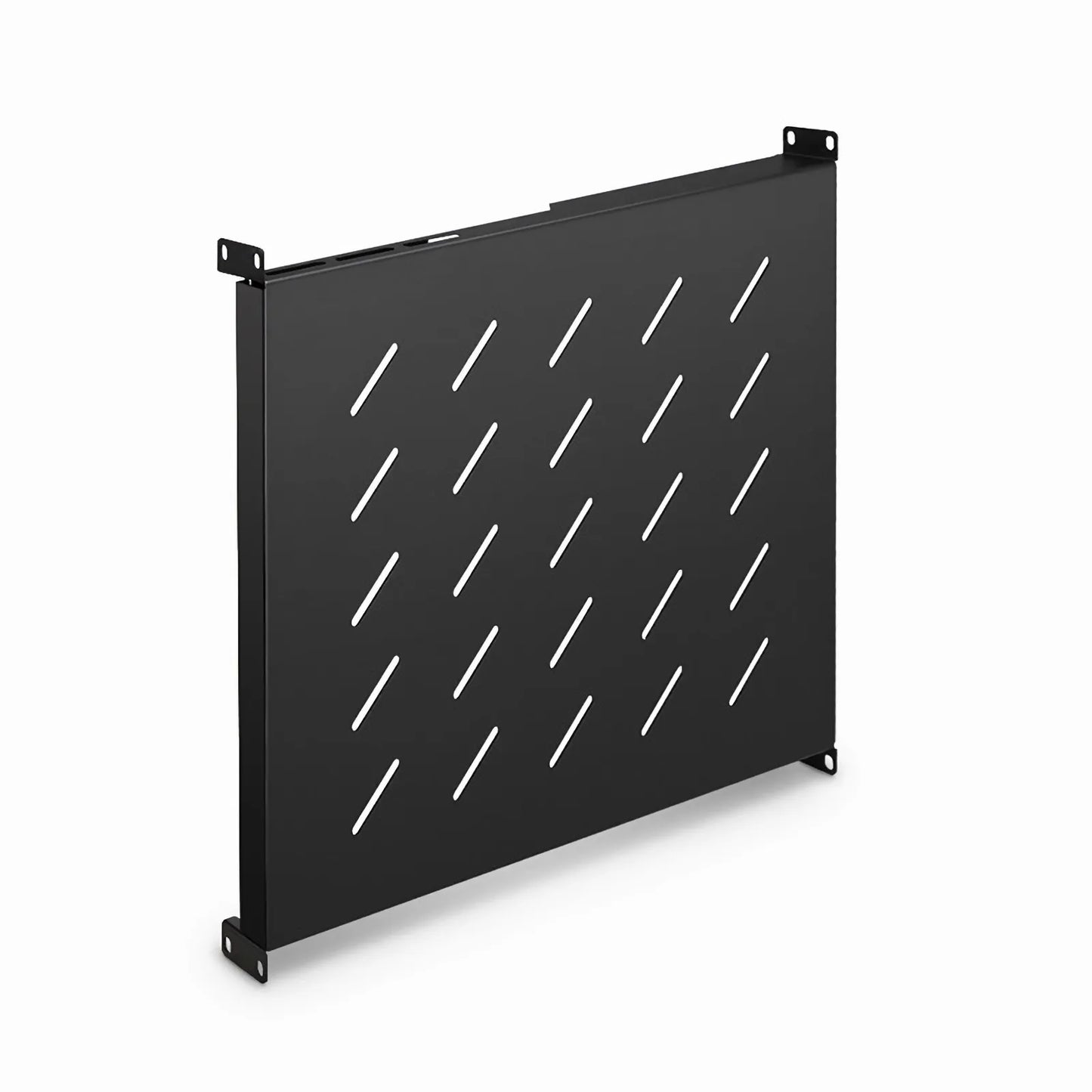 1U 19'' Vented Cantilever Fixed Shelf, SPCC, 13"(350mm) Deep, 132lbs (60kg) Capacity