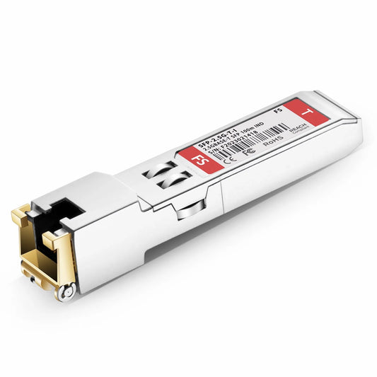 2.5GBASE-T SFP Copper 100m RJ-45 Industrial Transceiver Module for FS Switches (LOS)
