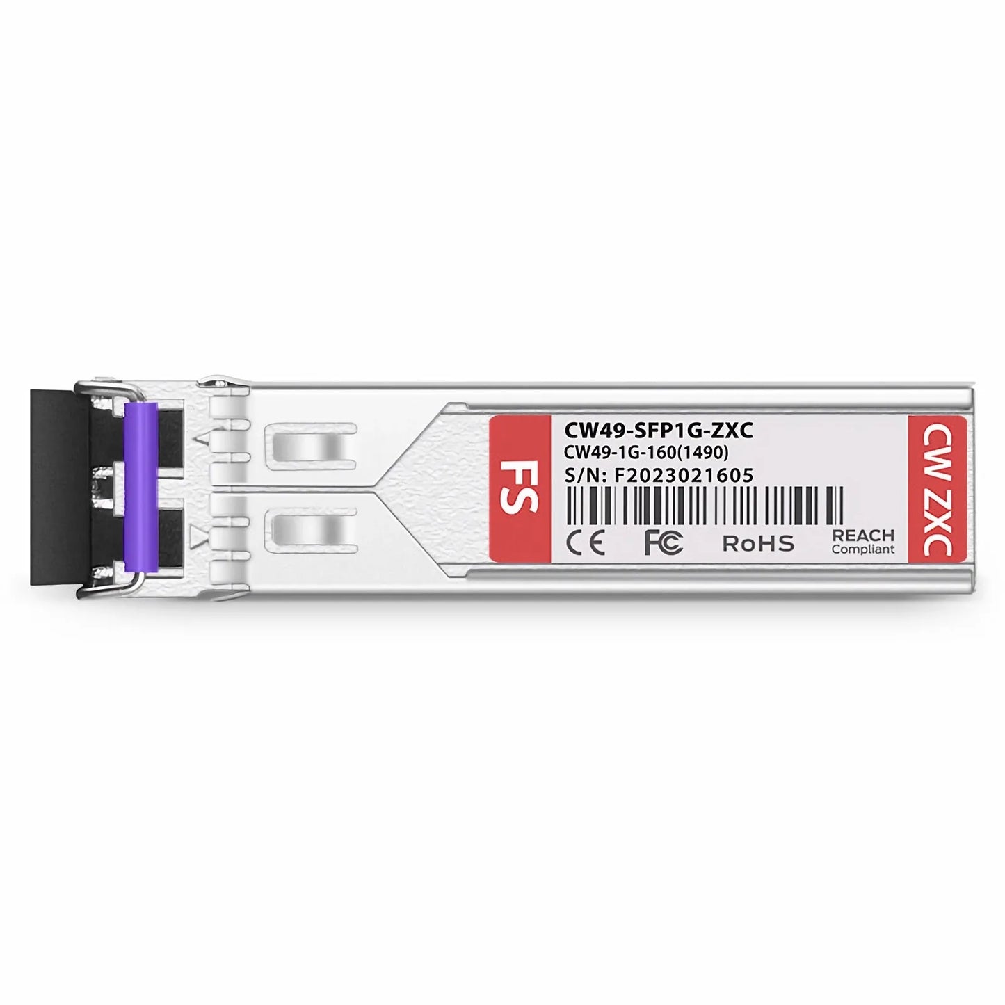 Cisco Compatible SFP 1000BASE-CWDM 1490nm 160km DOM Duplex LC/UPC SMF Optical Transceiver Module for Transmission