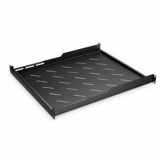 1U 19'' Vented Cantilever Fixed Shelf, SPCC, 13"(350mm) Deep, 132lbs (60kg) Capacity