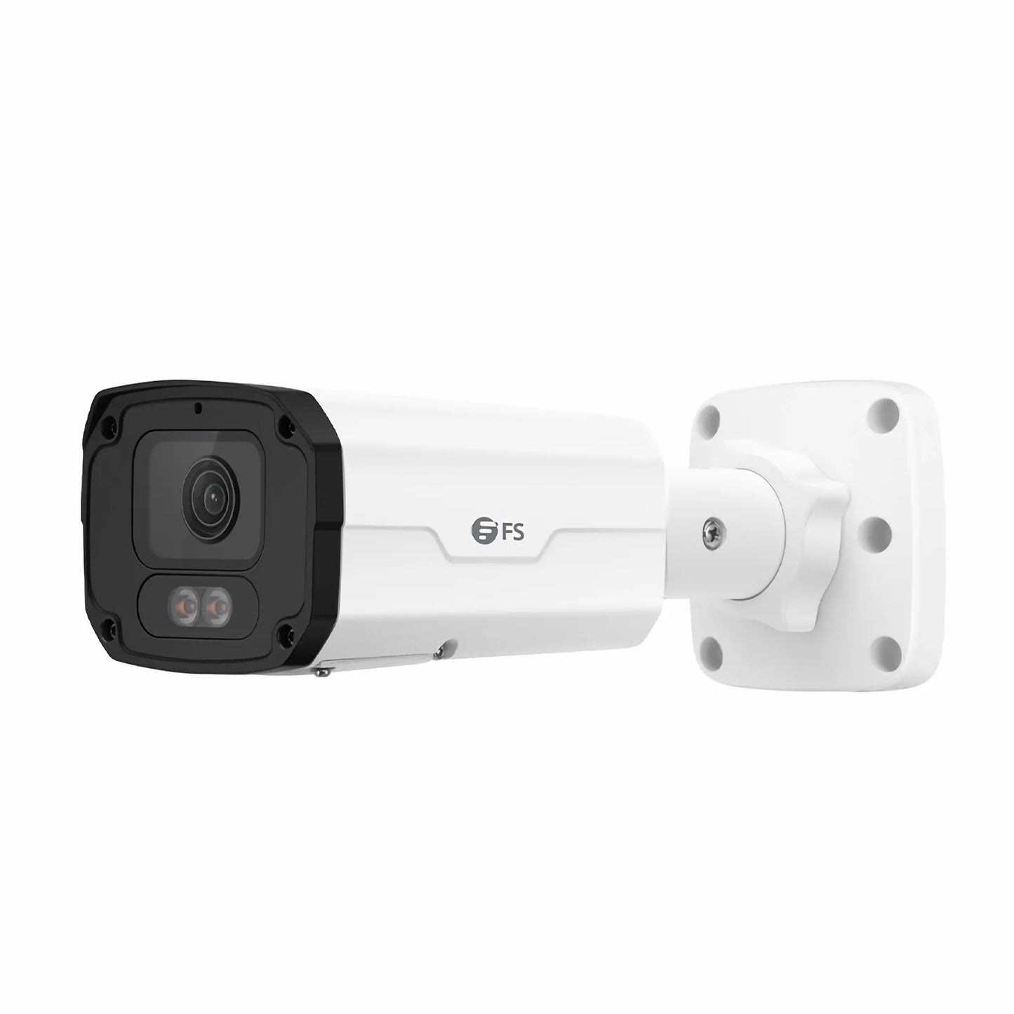 IPC501-FC-8M-B, Super HD 8MP Bullet Network Camera, Intelligent Color, 98ft Night Vision, IP67 & IK10 PoE Network Camera with Fixed 4.0mm Lens