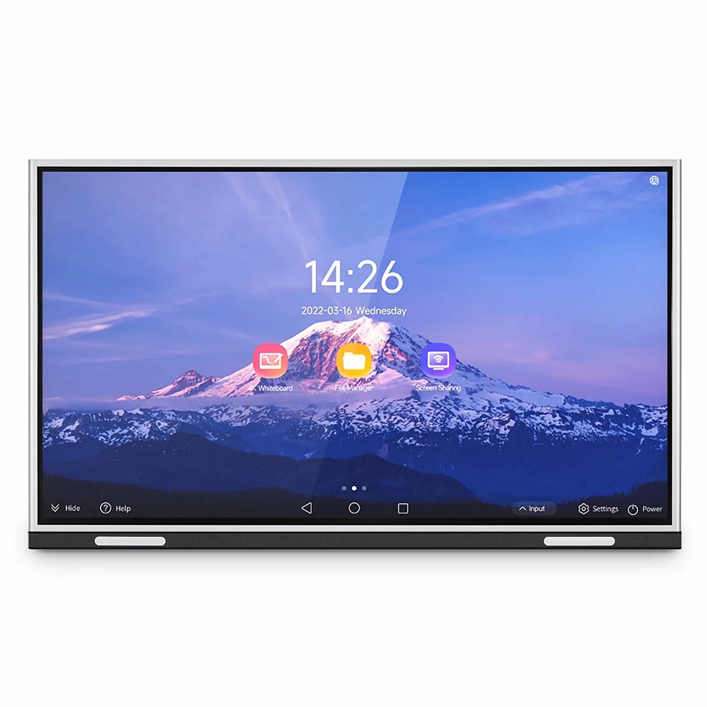 IWB-5365-S Interactive White Board with 4K UHD Anti-glare Display & 2 Pens, Support OTA Remote Upgrade & Screen Sharing, 65-Inch