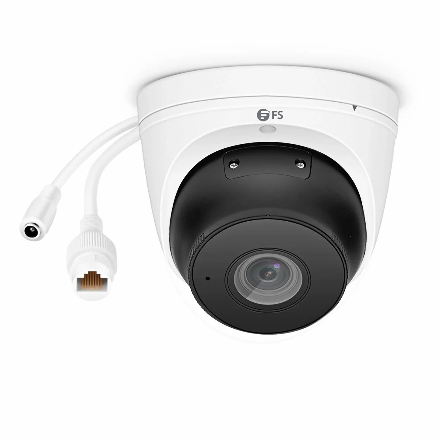 IPC104-2M-T, Full HD 2MP Turret Network Camera with Build-in Mic, 98ft Night Vision, IP67 Weatherproof PoE Network Camera with Varifocal 2.8-12mm Lens