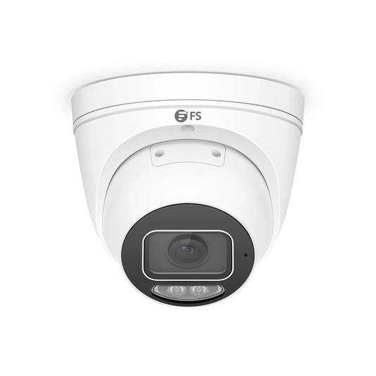 IPC501-FC-8M-T, Super HD 8MP Turret Network Camera, Intelligent Color, 98ft Night Vision, IP67 & IK10 Weatherproof PoE Network Camera with Fixed 2.8mm Lens
