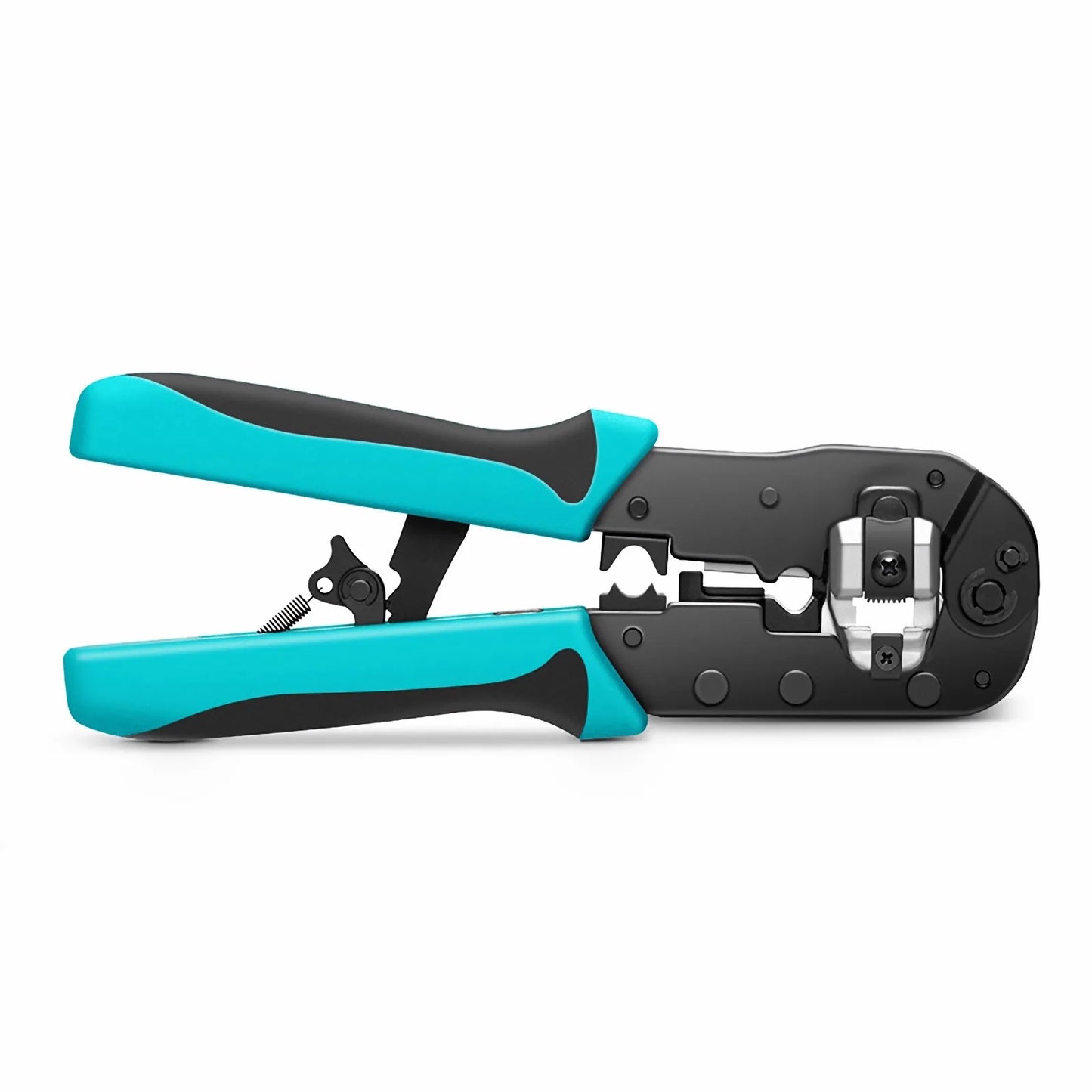 Pro'sKit® All-in-one Modular Tool, Wire Stripper Cutter Crimper for Cat5/5e Cat6/6a Cat7 Modular Plugs with Dovetail Clip