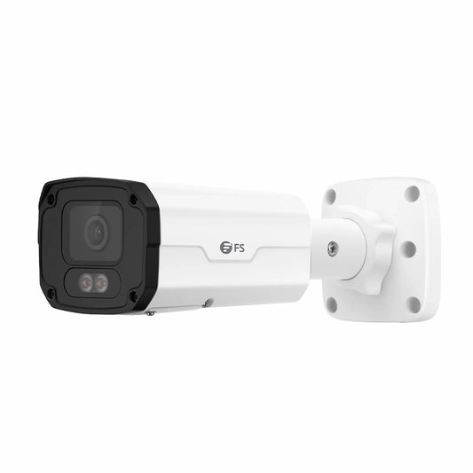 IPC501-FC-4M-B, Super HD 4MP Bullet Network Camera, Intelligent Color, 98ft Night Vision, IP67 & IK10 PoE Network Camera with Fixed 4.0mm Lens